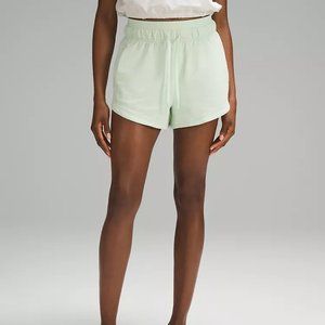 Lululemon Inner Glow High-Rise Short 3", Size 12, Kohlrabi Green